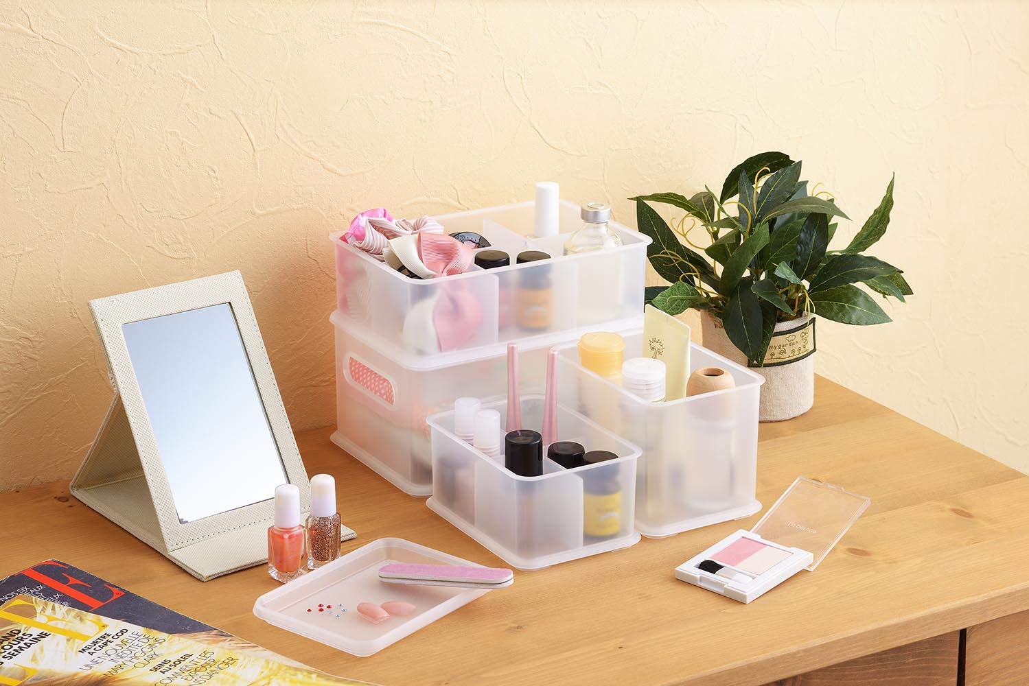 ピカ　雑貨 楽天市場】インボックス ピコアト L クリア natura ナチュラ