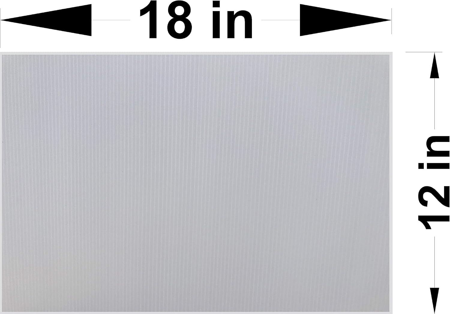 Yard Signs,20 Pack, Blank Sign (white) 12x18 inch Corrugated Plastic Sign Board Short Flute 12'' Bundle of 20 Pieces, Great for Advertising Any Events, Open House, Yard Signs, For Sale Signs, Ship Same Day (20Signs18x12)