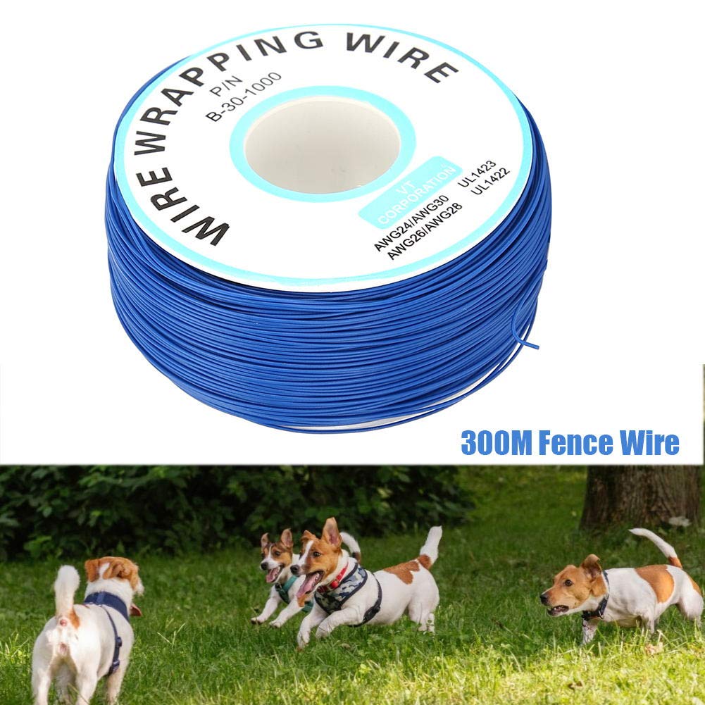 VECES Cavi di recinzione per cani, 300 m, filo sotterraneo per recinzione elettrica in sistemi di recinzione a terra (filo a spirale)