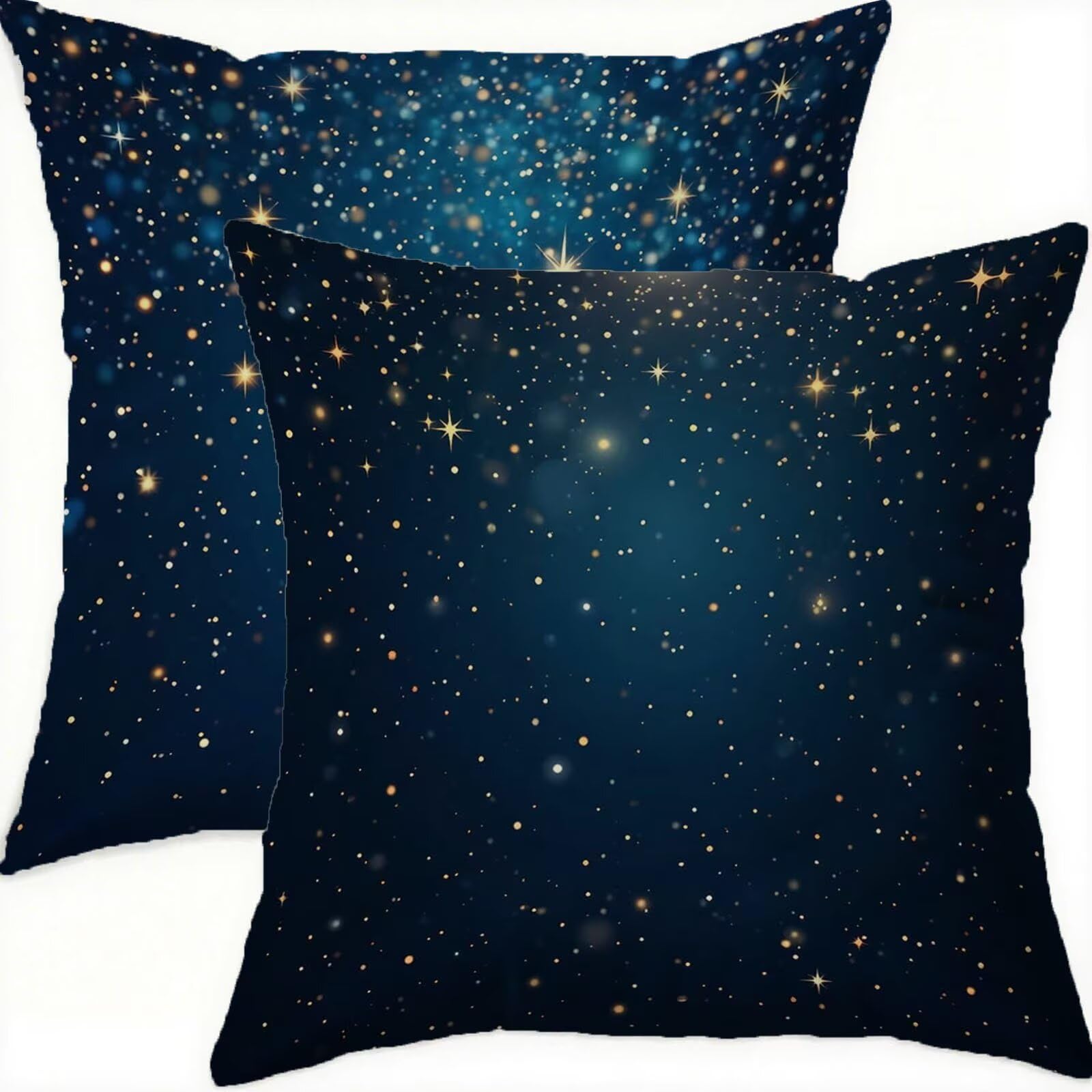 Housse coussin 80x80cm imperméable pour sublimer votre canapé de salon bleu