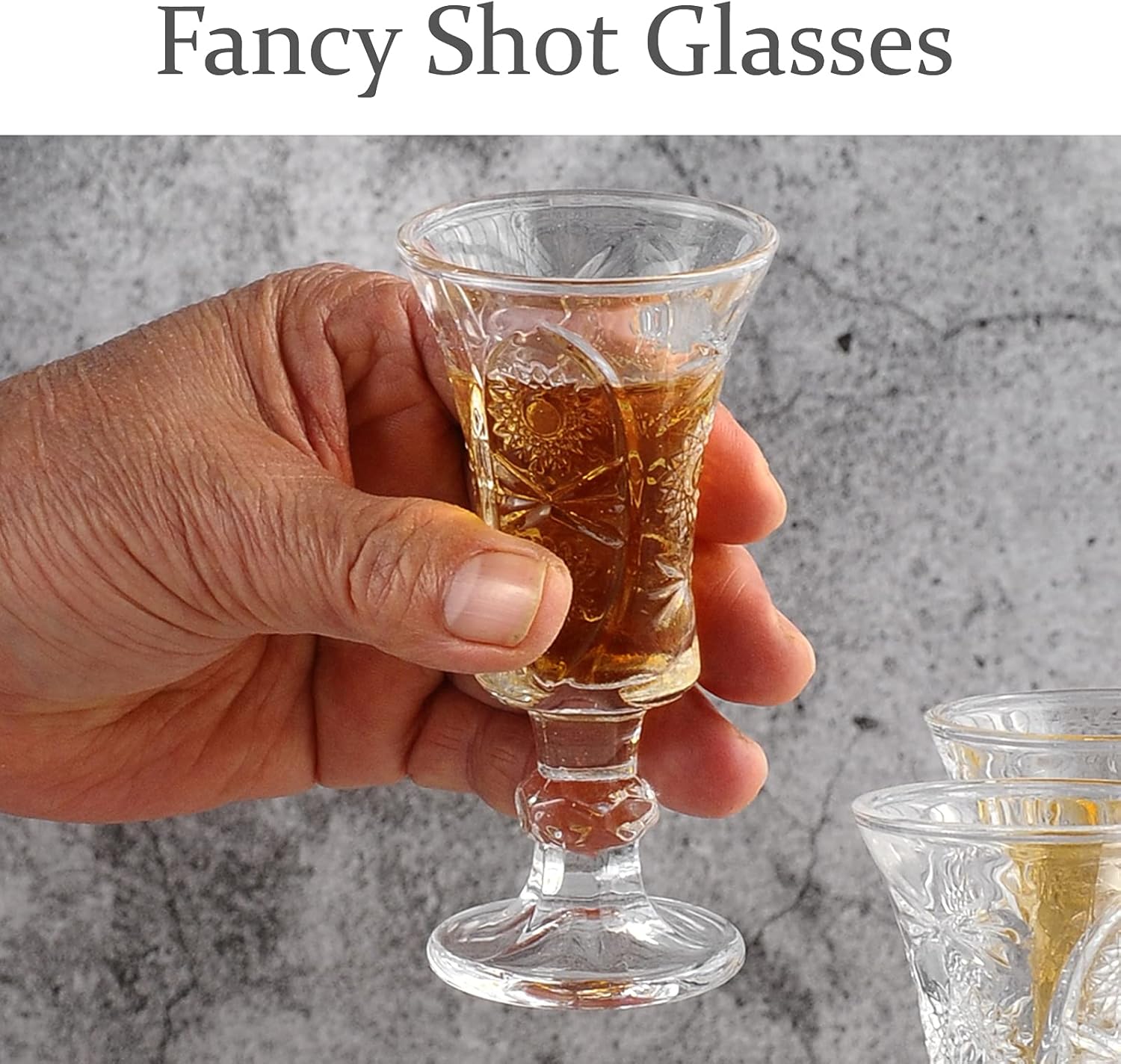 Shot Glasses, 1.5oz Shot Glasses Set of 6/Cordial Glasses/Sherry Glasses - Image 5