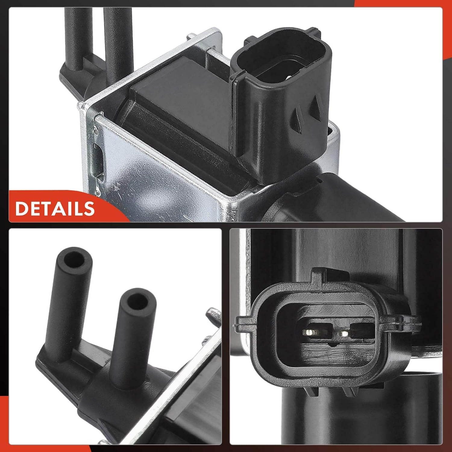 A-Premium Vacuum Switching Valve Compatible with Kia Optima 2007-2008, Rondo 2007-2008 & Hyundai Santa Fe 2007-2009, 2.7L, Right Side Head