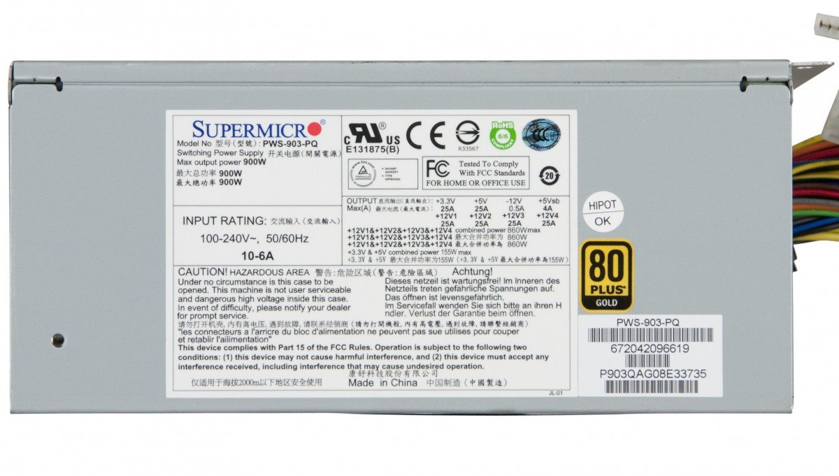 Amazon.com: Supermicro Power Supply PWS-903-PQ PS/2 900W Multi