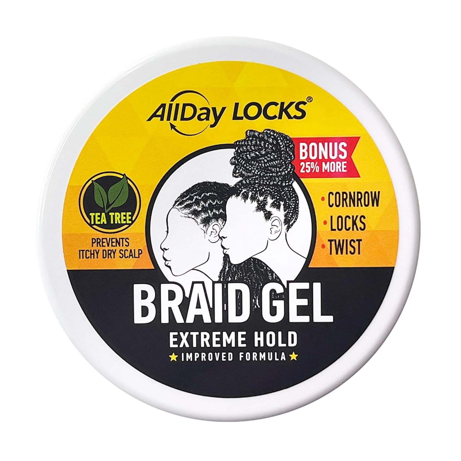 All Day Locks Geflechtgel, 142 ml, 2 Stück