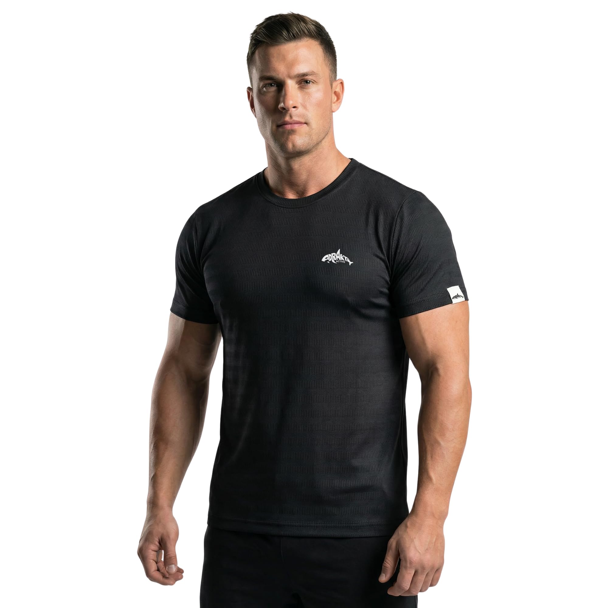 Dry Fit T Shirt for Men | Gym T Shirt for Men Workout | Plain Round Neck Half Sleeve Sports T Shirts for Men/Boys | Running, Casual, Activewear-image-15
