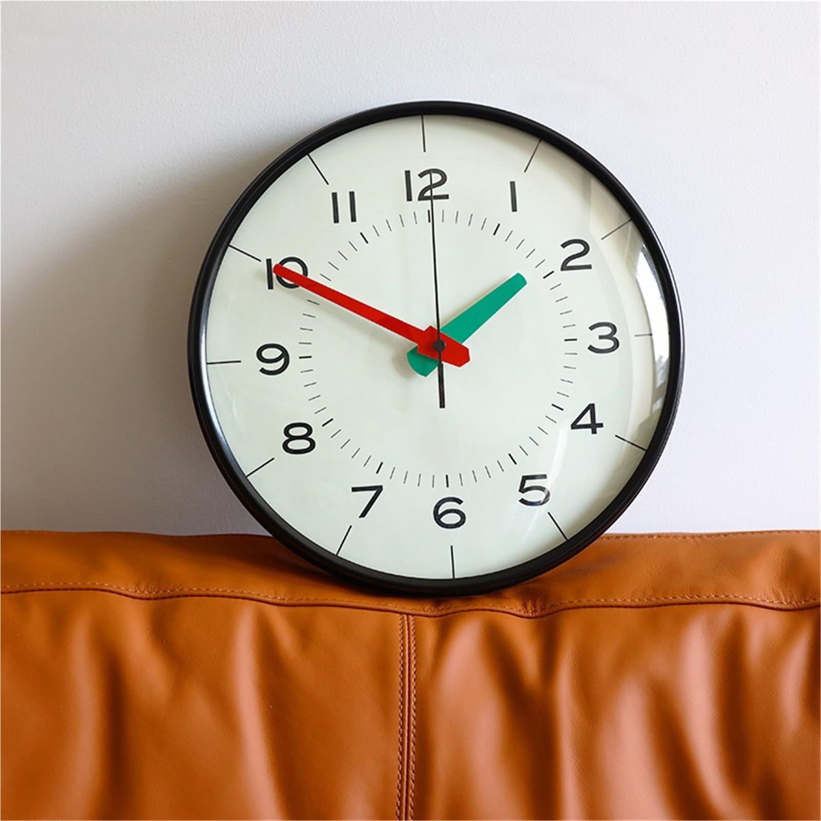 Cucina Camera da letto semplice e moderna con orologio parete silenzioso 12 pollici alimentato a batteria Decorazioni per interni