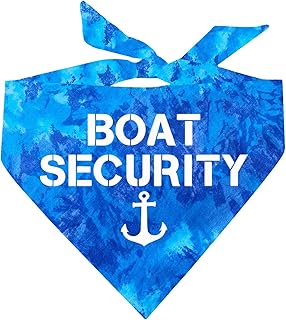 Boat Security Dog Bandana (243 Royal Scrunch, One Size)