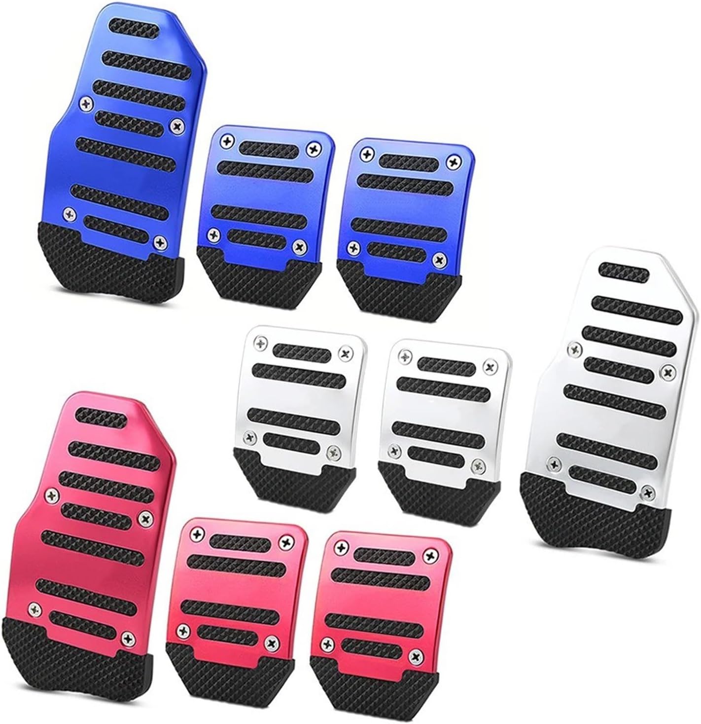 Brake Pedal Replacement for Peugeot 206 207 306 307 508 106 107 108 2008 3008 5008 Car Sports Pedal Manual Series Kit Brake Pad Cover Car Pedal Cover(Blue)(Blue)
