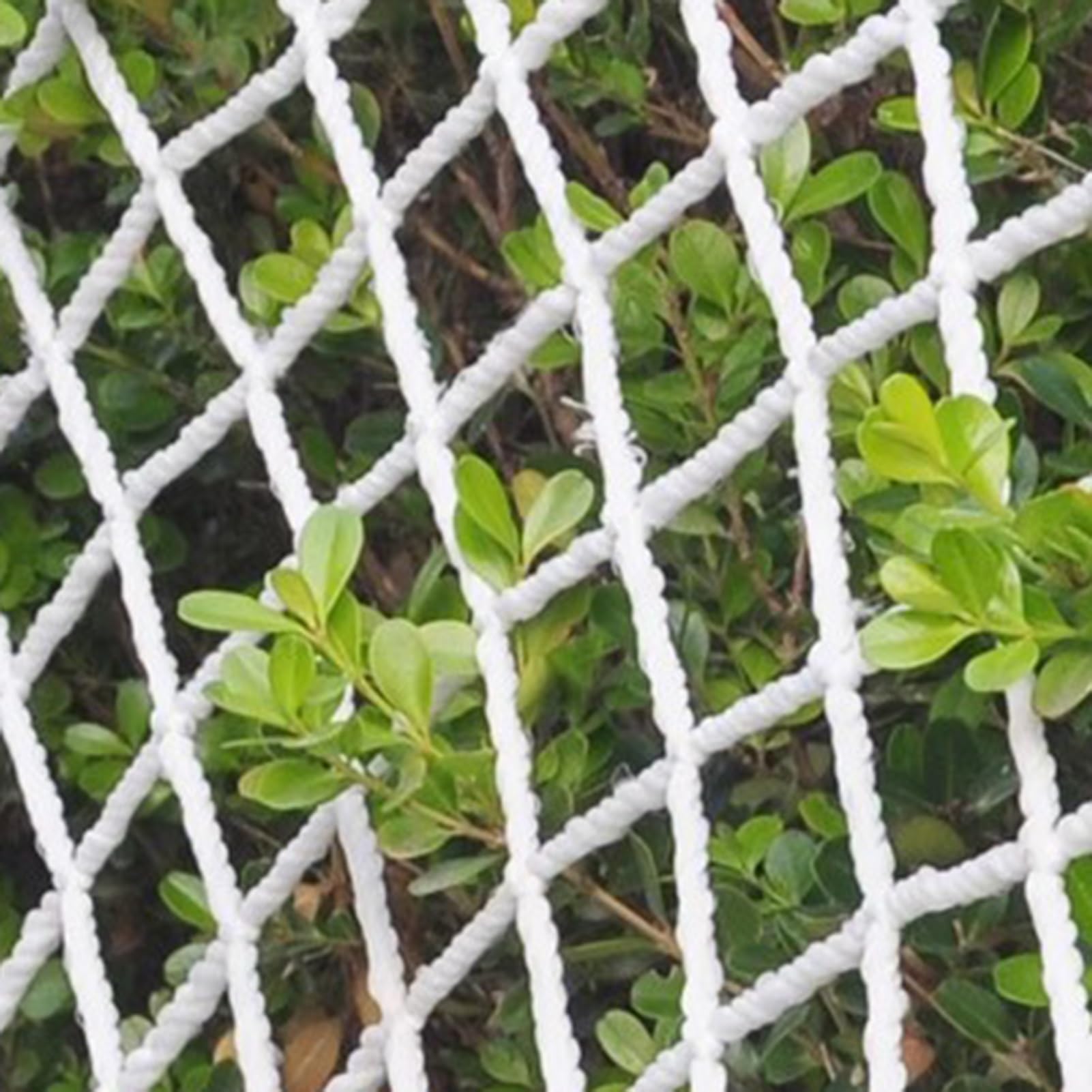 Rete di sicurezza bianca per scale, protezione anticaduta per bambini, ponte sospeso, 1 x 9 m, soluzione durevole e sicura per la sicurezza delle scale