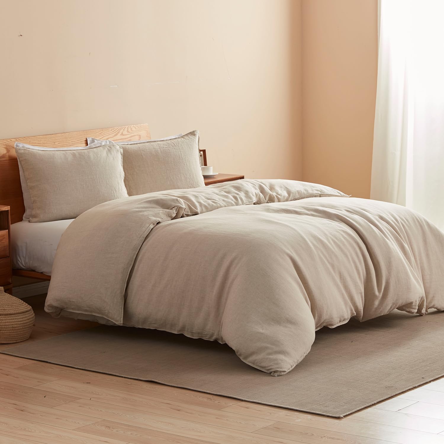 Biancheria da letto in puro Lino | Set di lenzuola in puro lino DAPU, 100% lino francese della...Le Migliori Offerte Dapu Online - Fino A 71% Di Sconto Marzo