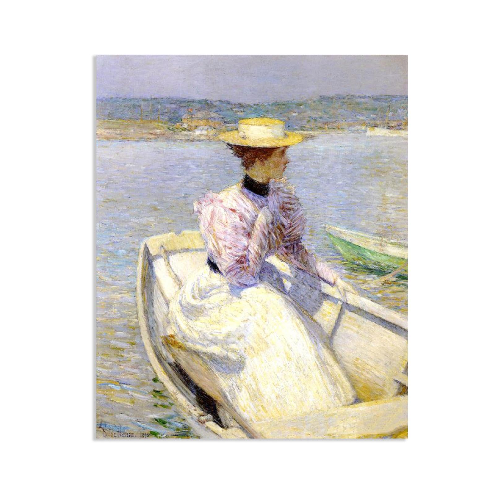 Impression sur toile Le Dory blanc pour grand mur vide - 8
