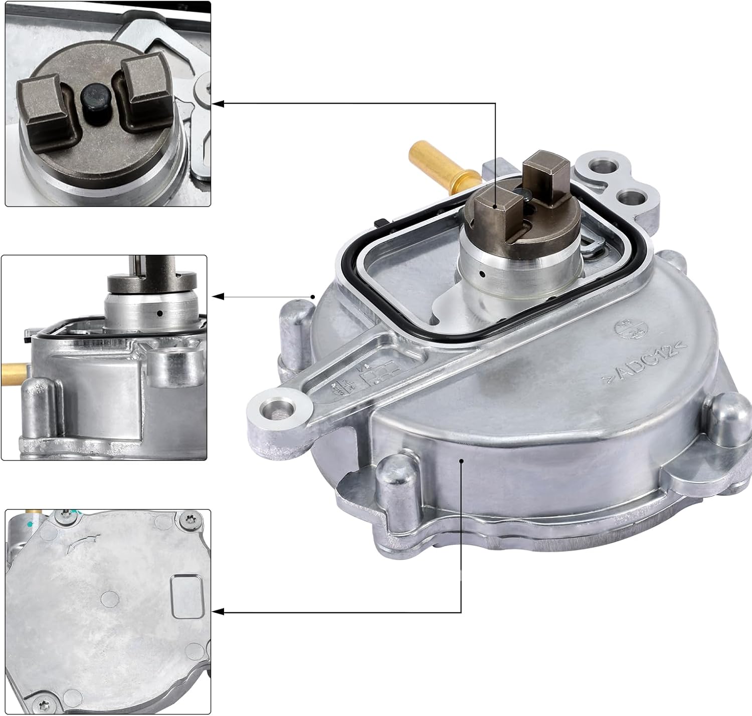 Brake Vacuum Pump (2.5L L4) for Toyota Avalon Camry RAV4 Tundra 2018-2022, Lexus ES250 ES350 2020-2022, Replaces 29300-F0011,29300-25011, 29300-25012