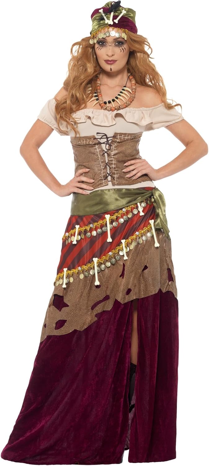 Smiffys Women's Deluxe Voodoo Priestess Costume