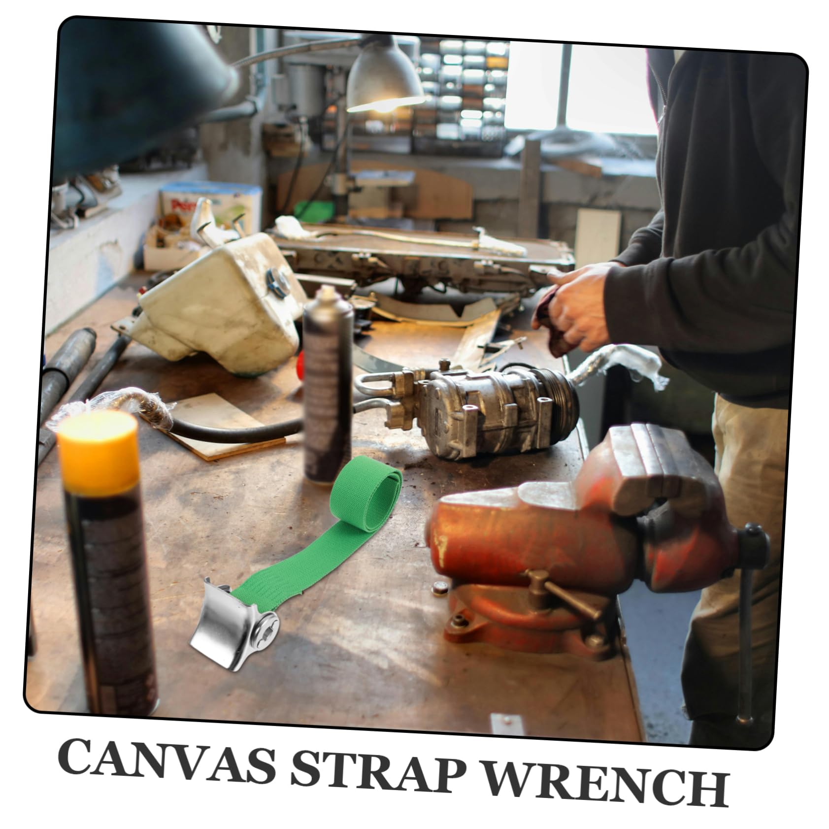 GLEAVI 3stücke Verstellbarer Ölfilter Bandschlüssel Aus Edelstahl Und Canvas Rutschfeste Strap Wrench Für Einfache Ölfilterwechsel Geeignet Für Motorräder Und Lkw