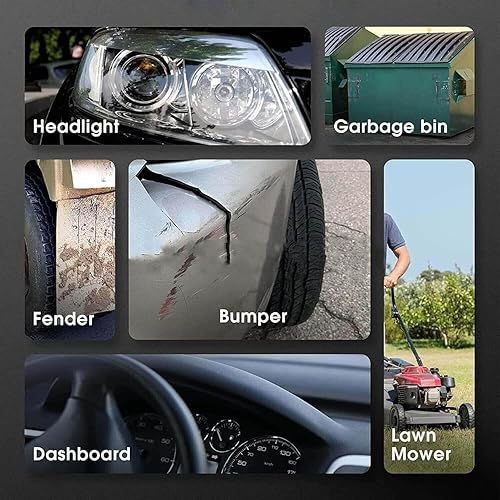 Miniatura 7 de Soldador de Plástico de 220W, Kit de Soldadura de Plástico con 1200 Grapas y 40 Varillas, 5 Puntas de Soldadura en 1, Cinta, Papel de Lija, Soporte