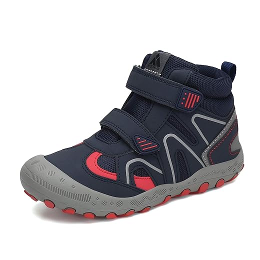 Mishansha Kids Water Resistant Hiking Boots, Boys Girls Anti Collision Anti-Skid Athletic Outdoor Adventure Trekking Shoes