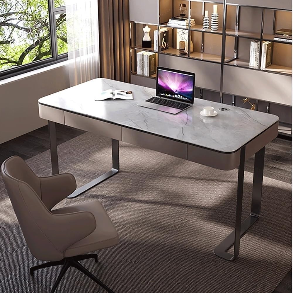 Table Bureau d'étude Minimaliste Moderne avec tiroirs(S)