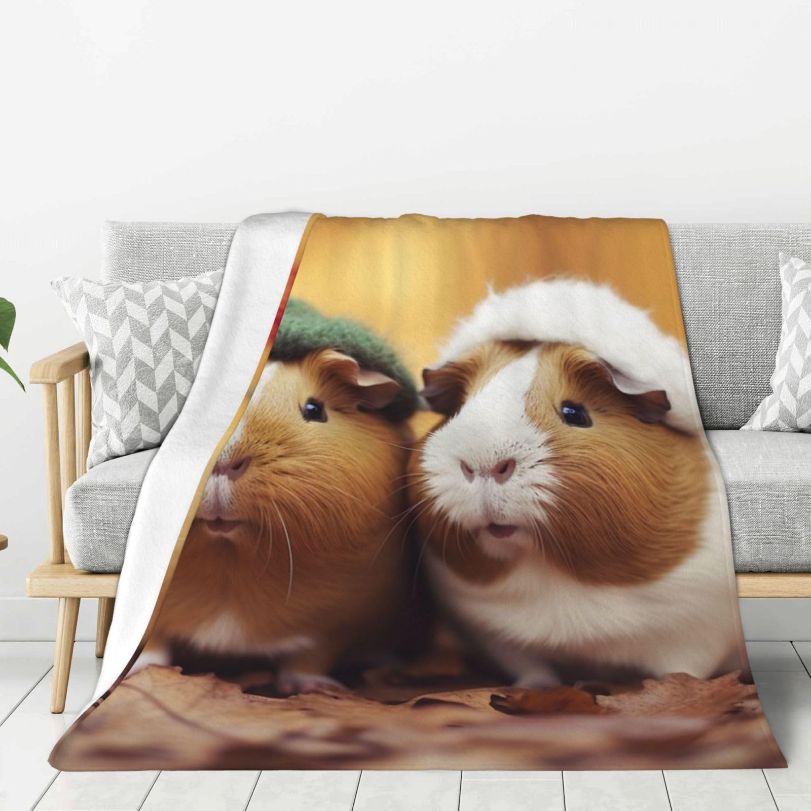 Couverture climatisation cochon d'Inde légère contre le froid nocturne