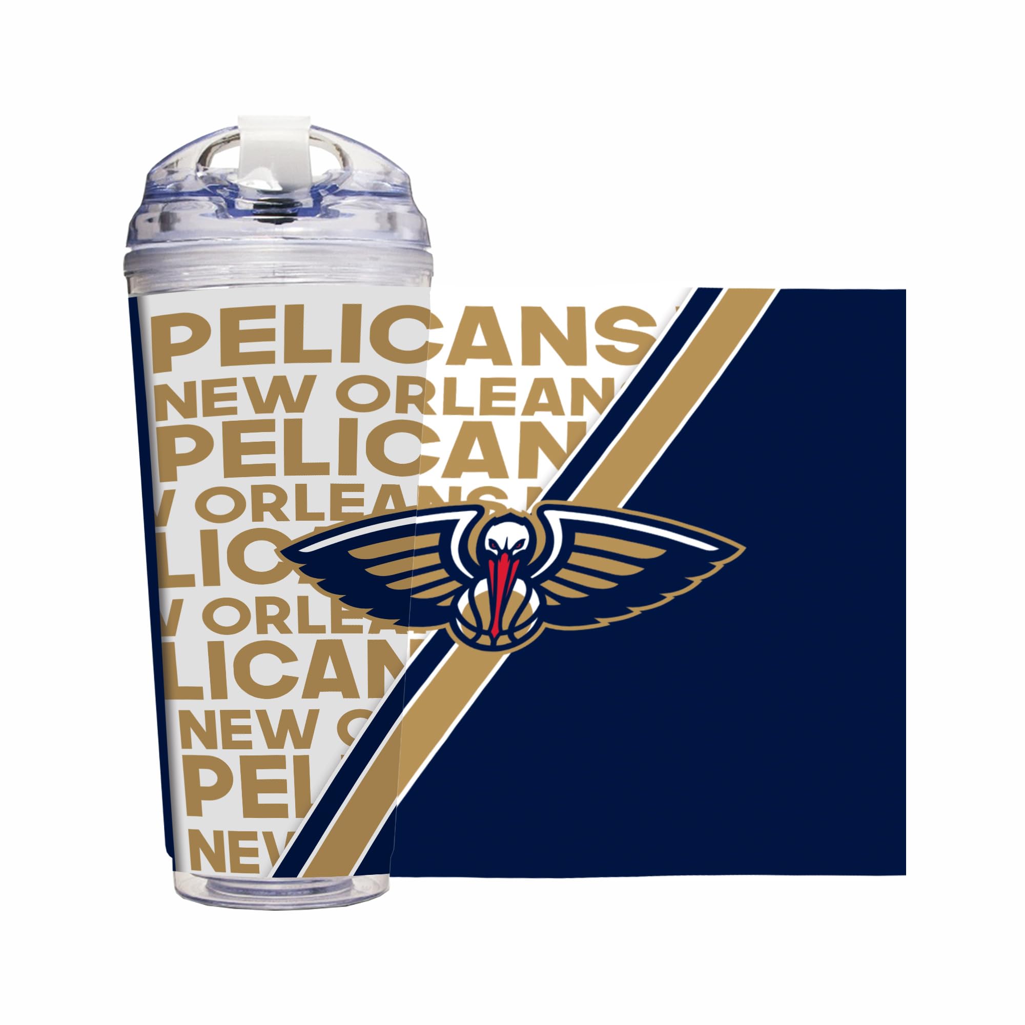 Gobelet New Orleans Pelicans Rico Industries double paroi 710ml