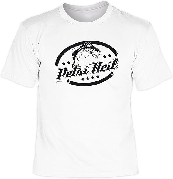 TShirt Petri Heil Fisch lustiges Sprüche Shirt als Geschenk für