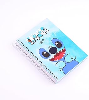 Printed Spiral Wirebound Notebook A5 Size 150 Sheets