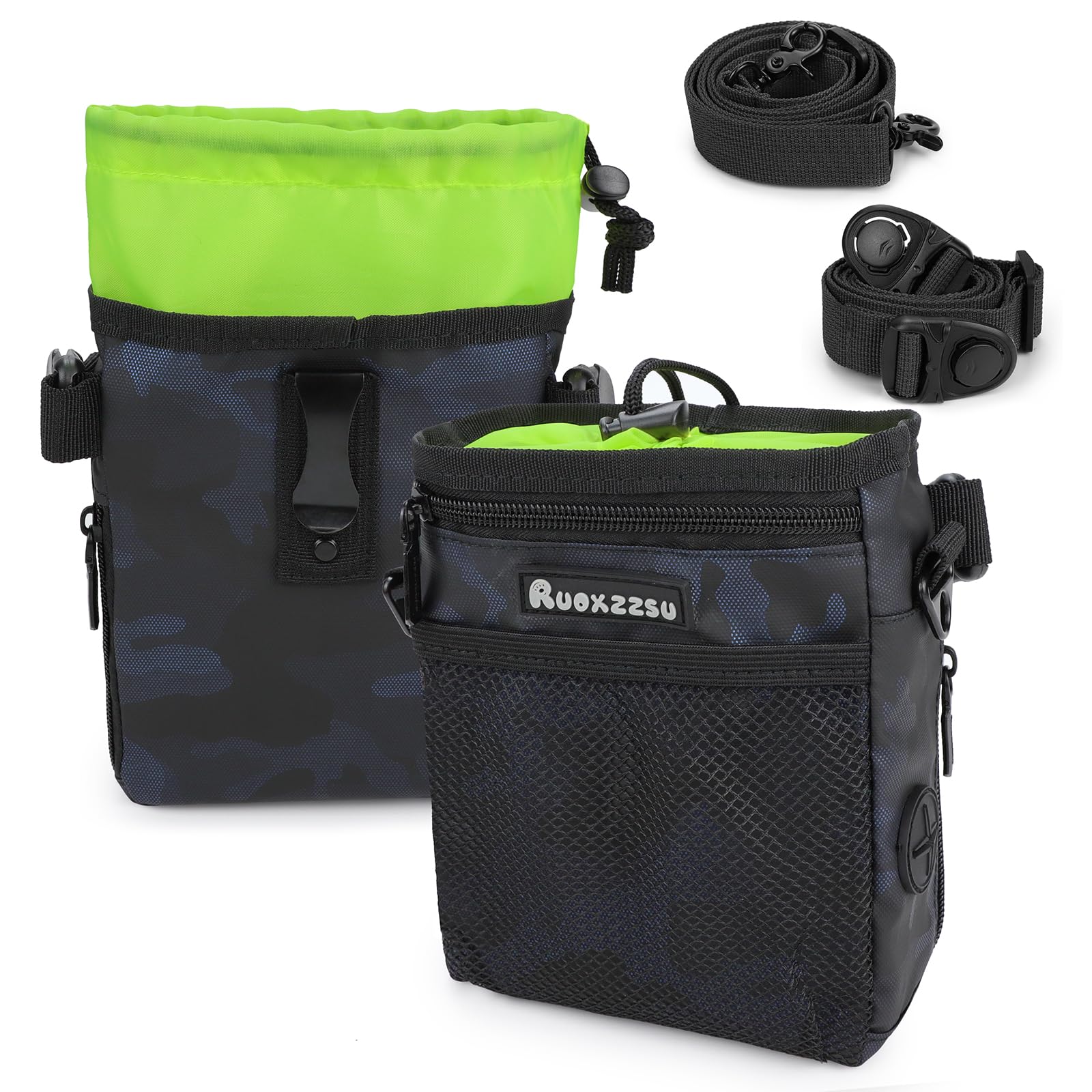 Ruoxzzsu Bolsa Premios Perro Bolsa Chuches Perro Bolsa Premios Perro Adiestramiento Bolsa de Entrenamiento para Perros