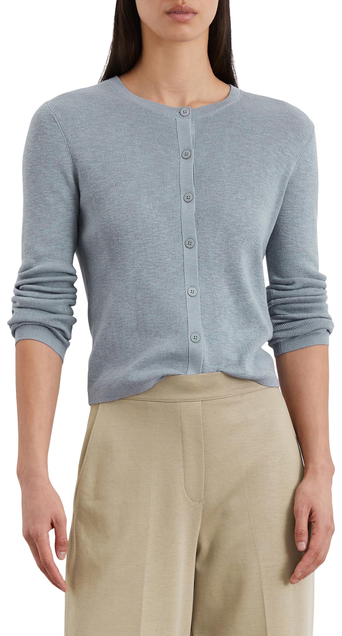 Marc OߴPolo Cárdigan con botones Mujer Slim Fit, Azul (Nordic Sea), XL