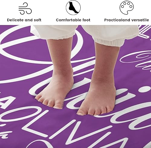 Miniatura 4 de Alfombra personalizada con nombre y texto, alfombras redondas personalizadas súper suaves de piel sintética de conejo, alfombras circulares para