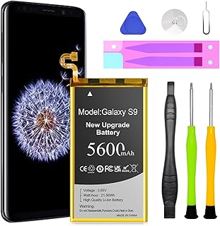 [5600mAh] Batería para Samsung Galaxy S9, Batería de repuesto mejorada 2026 para Galaxy S9 EB-BG960, EB-BG960ABA, G960U, G960F, G960W con kit de herramientas completo