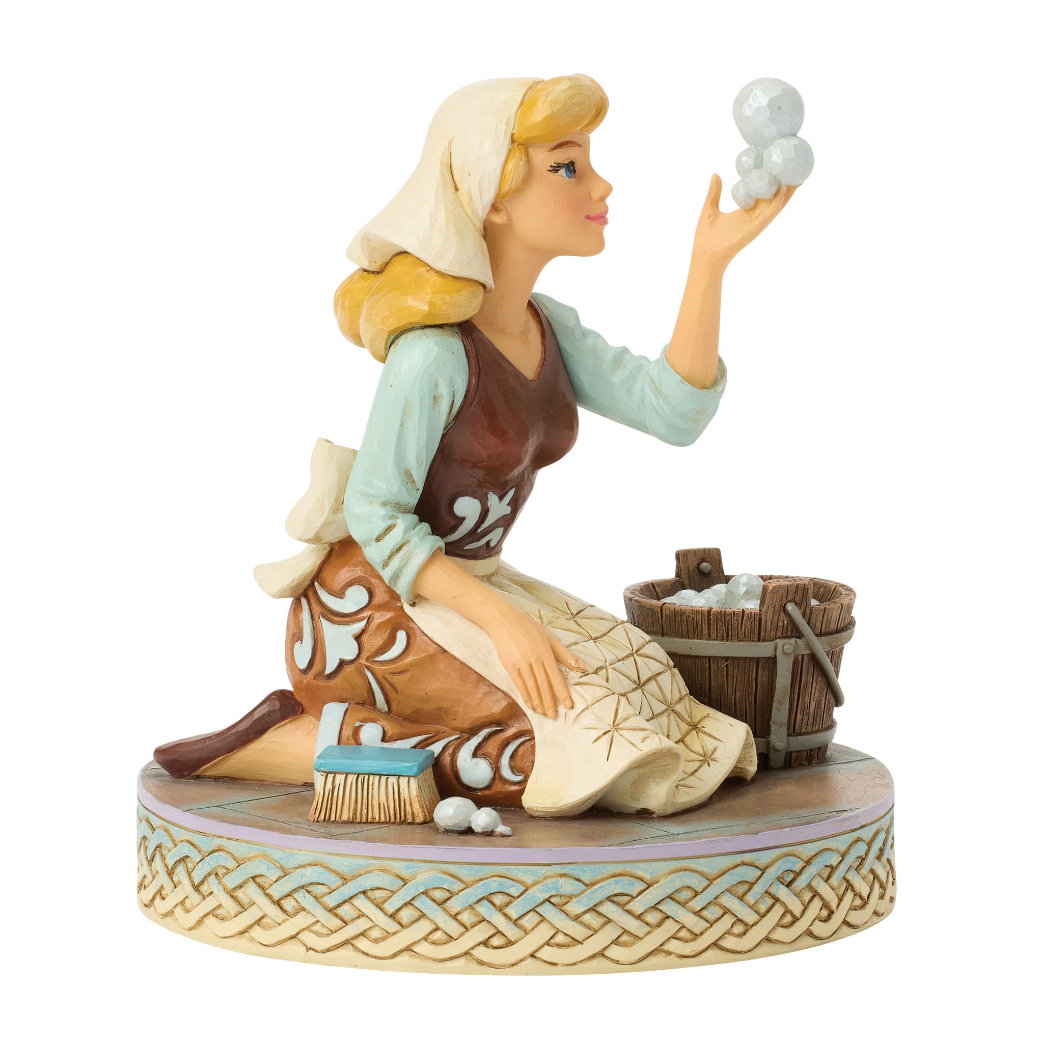 Enesco Disney Traditions by Jim Shore - Statuetta di Cenerentola, 13 cm, multicolore