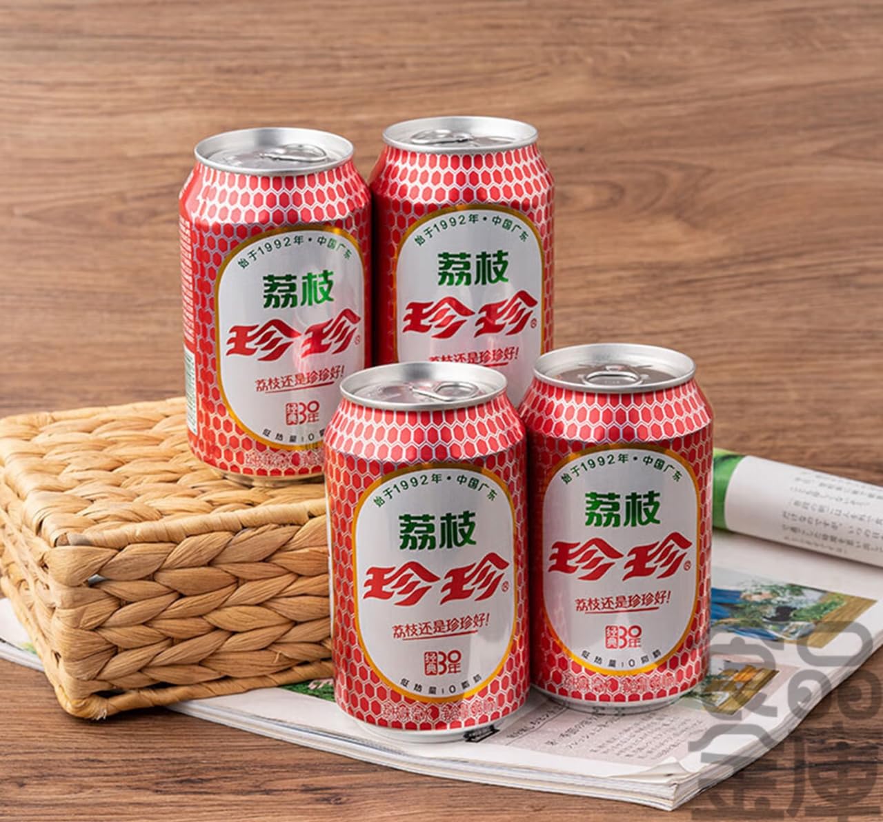 Amazon.co.jp: 食品金庫 荔枝珍珍 ライチジュース 330ml 24入リ ×24個