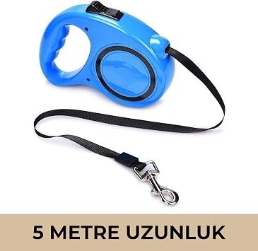Automatic 5 Meters Retractable Cat Dog Collar with Roller 5 METERS