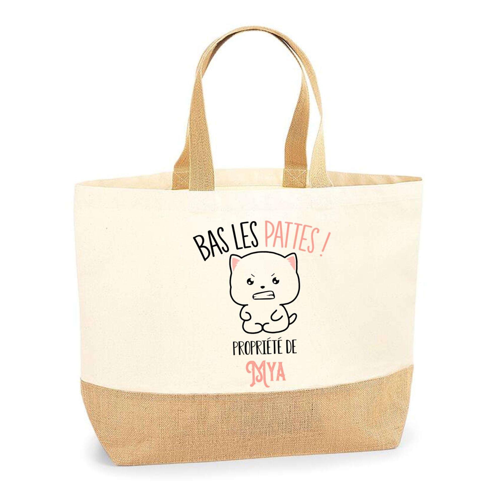 Sac de courses robuste en toile de jute pour remplacer le plastique - 5
