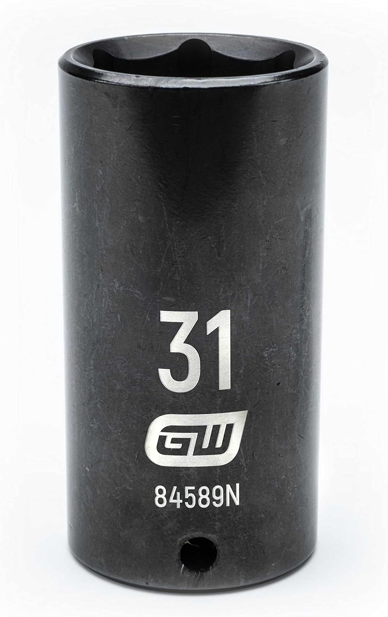 GEARWRENCH 1/2" Drive 6 Point Deep Impact Metric Socket 31mm - 84589N,Black
