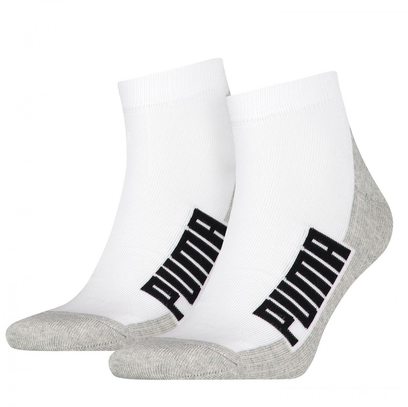 PUMA® Unisex Cushioned Quarter Socks - Pack of 4 - multicolour -