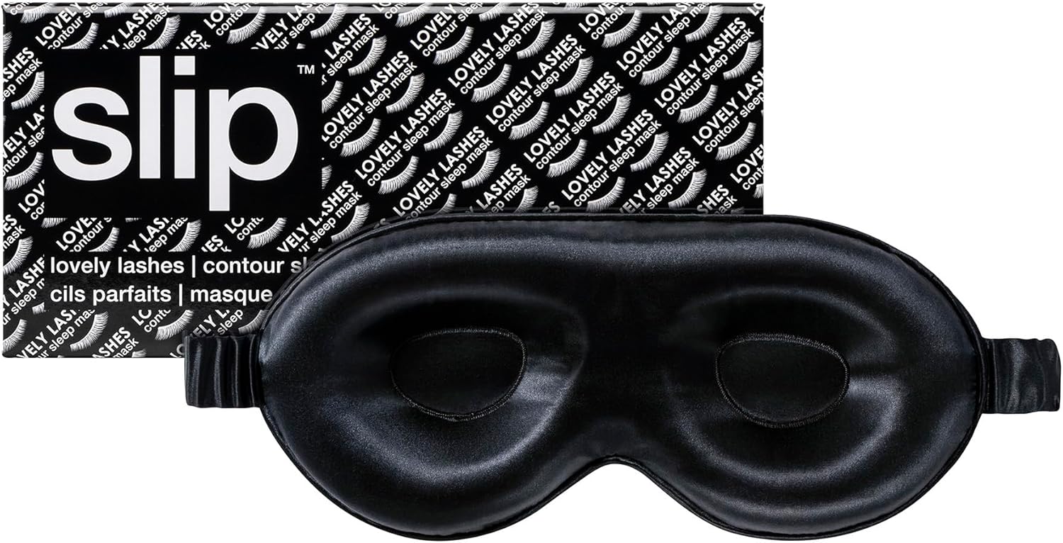 slip Contour Sleep Masks | 100% Pure Mulberry Silk, Extremely Smooth | Contoured Design, Prevents Eye Strain | Adjustable Strap, Ideally suited for Journey – Black slip Contour Sleep Masks | 100% Pure Mulberry Silk, Extremely Smooth | Contoured Design, Prevents Eye Strain | Adjustable Strap, Ideally suited for Journey – Black