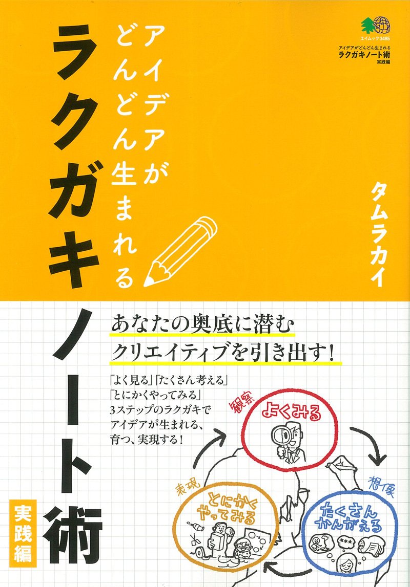 アイデアがどんどん生まれる ラクガキノート術 実践編 エイムック 3485 タムラカイ 趣味の文具箱編集部 本 通販 Amazon