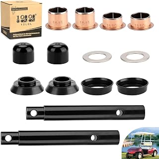 10L0L Golf Cart Steering Knuckle Kingpin Bushing Kit for Yamaha G2 G8 G9 G14 G16 G19 G20 Gas and Electric 1985-2002, Replace OEM J38-23516-00-00