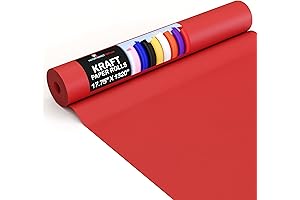 Crown Display Red Bulletin Board Paper Roll
