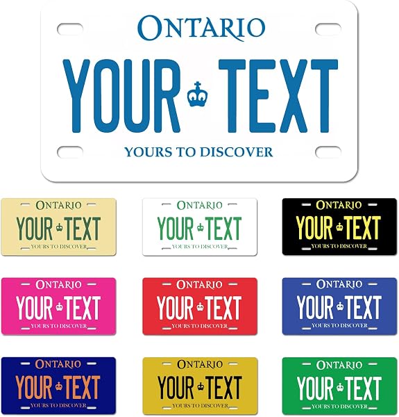 Ontario License Plate, 6"×12" Custom License Plate - 2
