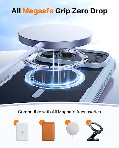 Miniatura 1087 de Diaclara Diseñada para iPhone 13, protección resistente de cuerpo completo con protector de pantalla sensible al tacto integrado, funda de TPU suave