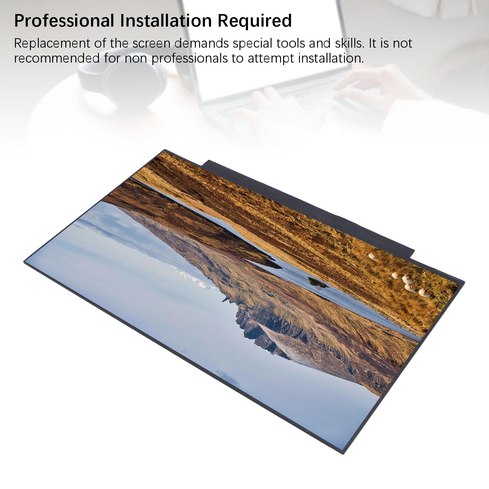 Topiky Pantalla No Táctil de 40 Pines de Grado Profesional de Reemplazo de Pantalla LCD de 14 Pulgadas para Usuarios de Portátiles