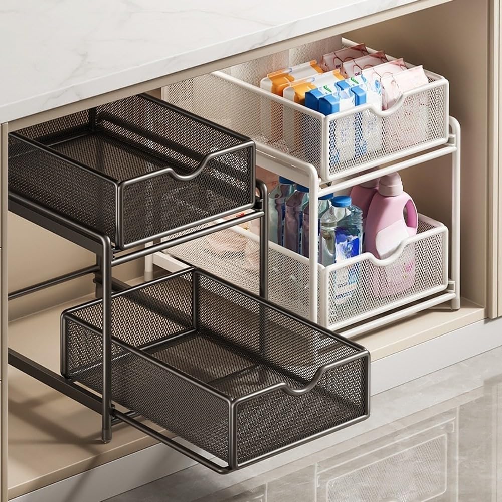 Rangement Cuisine Extensible 32x20cm Gris Clair(gray)