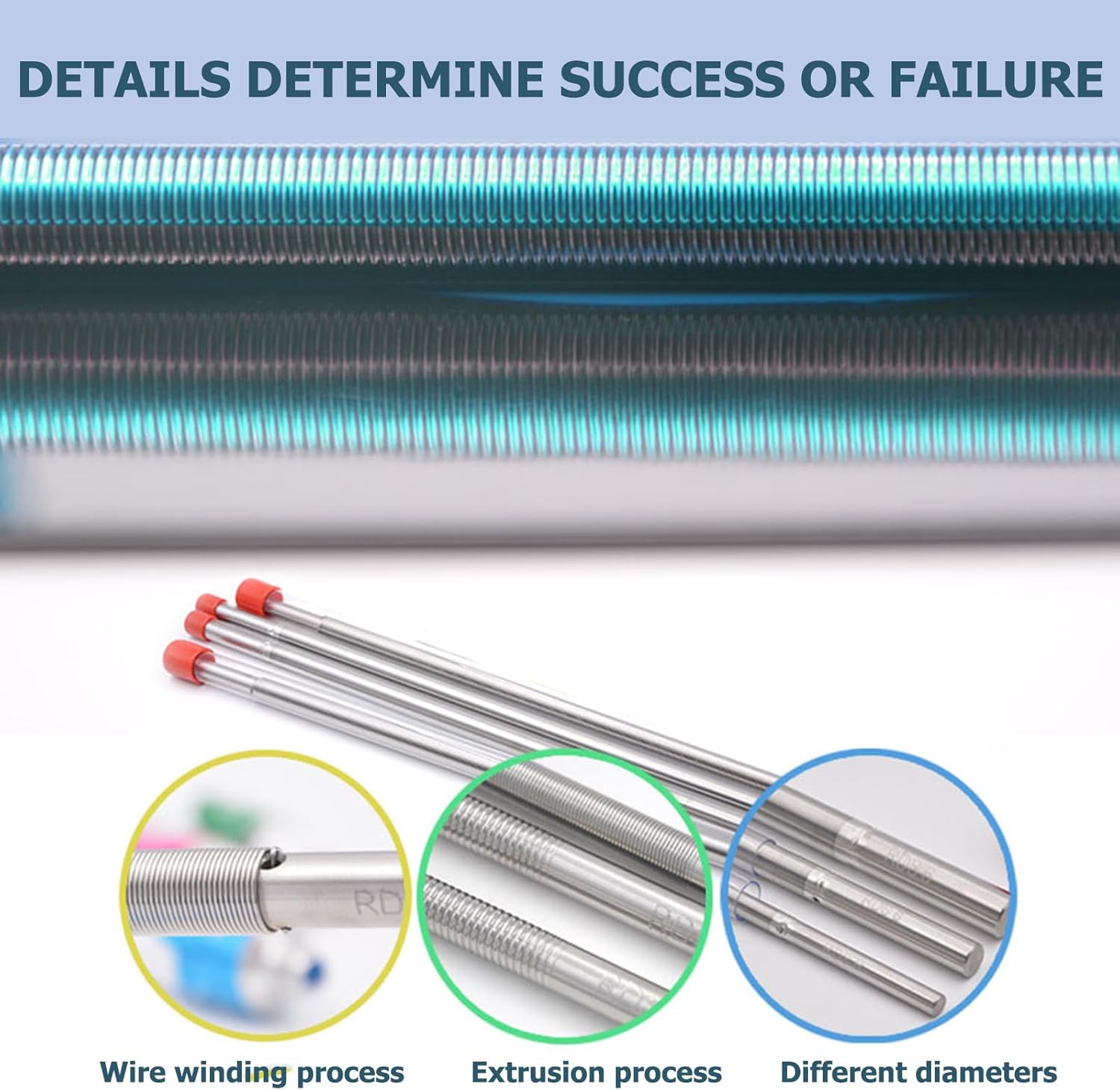 Wire Bar Rod Wet Film Applicator Coater, Wire Bar Applicator Wire Rod Coater, 304 Stainless Steel, Effective Coating Width 30cm, for Varnishes Glue Paint Ink Cosmetics Coating