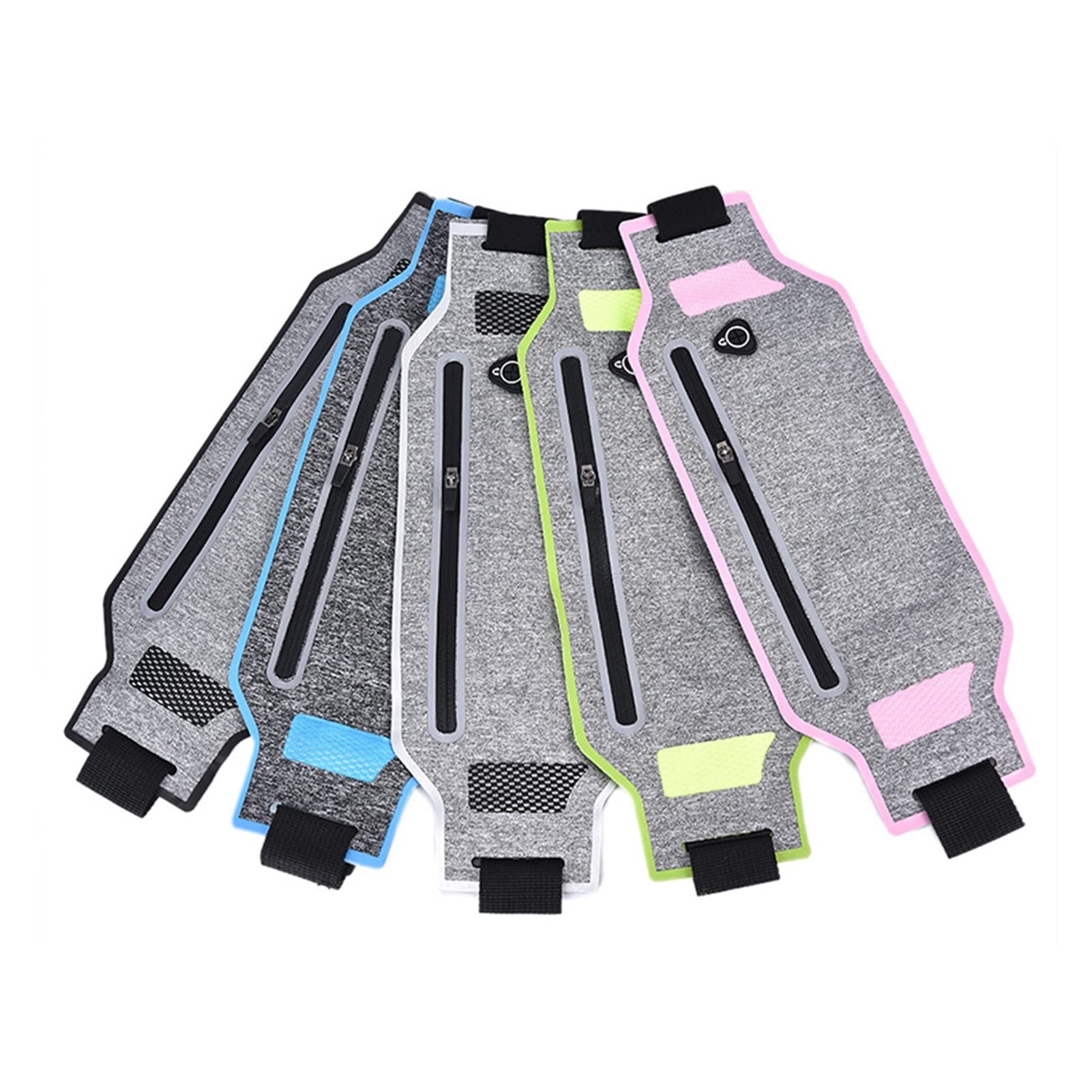 1pc Running Sport Bum Bag Pack Reise Bauch Taille Geldgurt Zip Wanderbeutel Brieftasche
