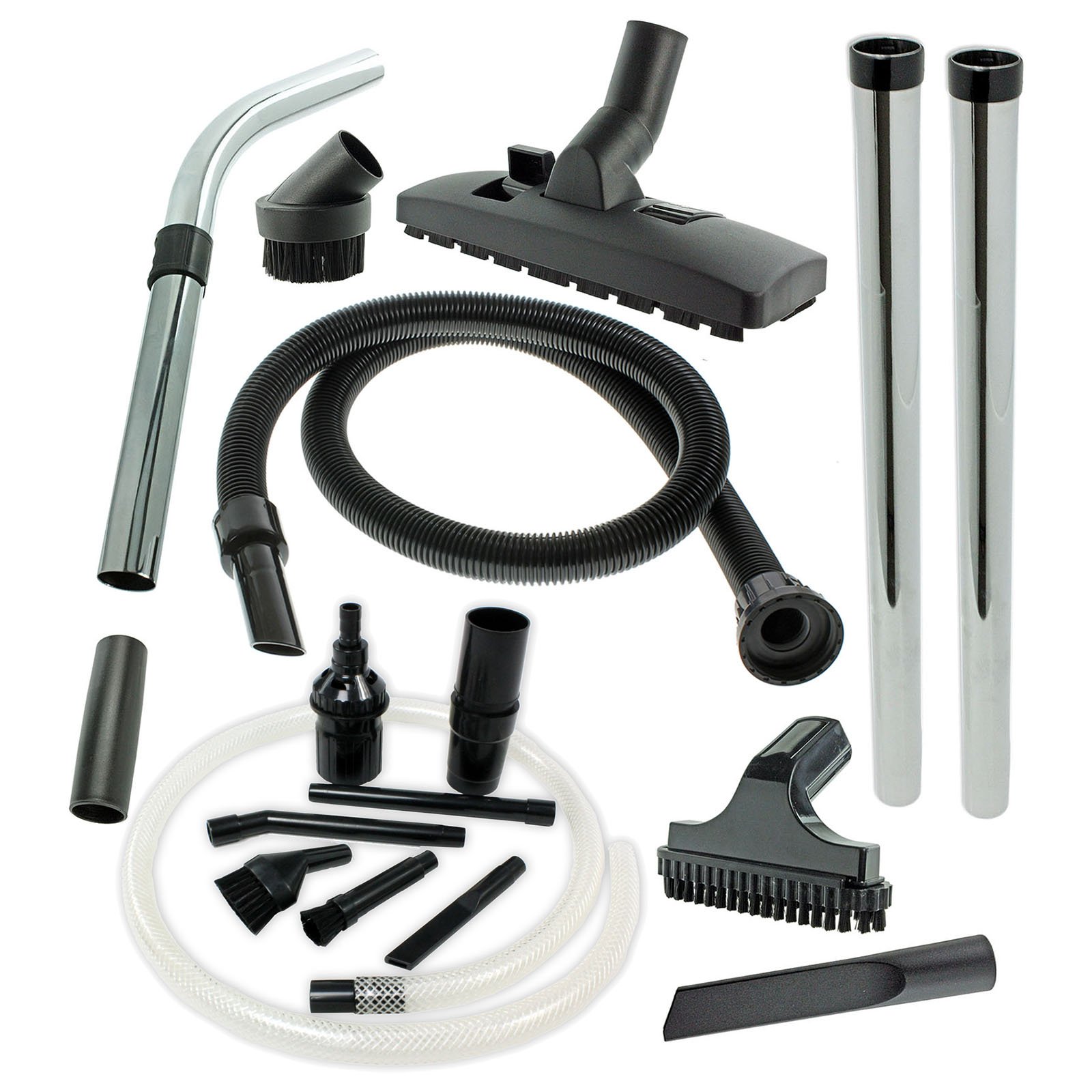 SPARES2GO Hoover Hose Rods & Mini Tools Kit for Numatic Henry NRV200 NRV200-22 Vacuum Cleaner (1.8m Hose + Micro Car & Desk Kit)