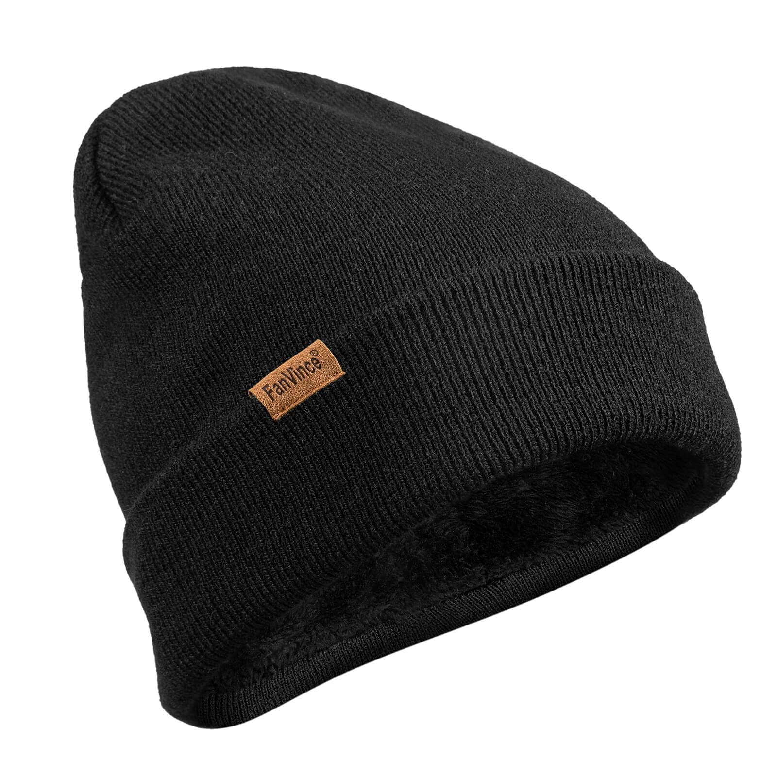 Beanie for Men Winter Thermal Cuffed Knit Hat Warm Gifts Womens Beanies