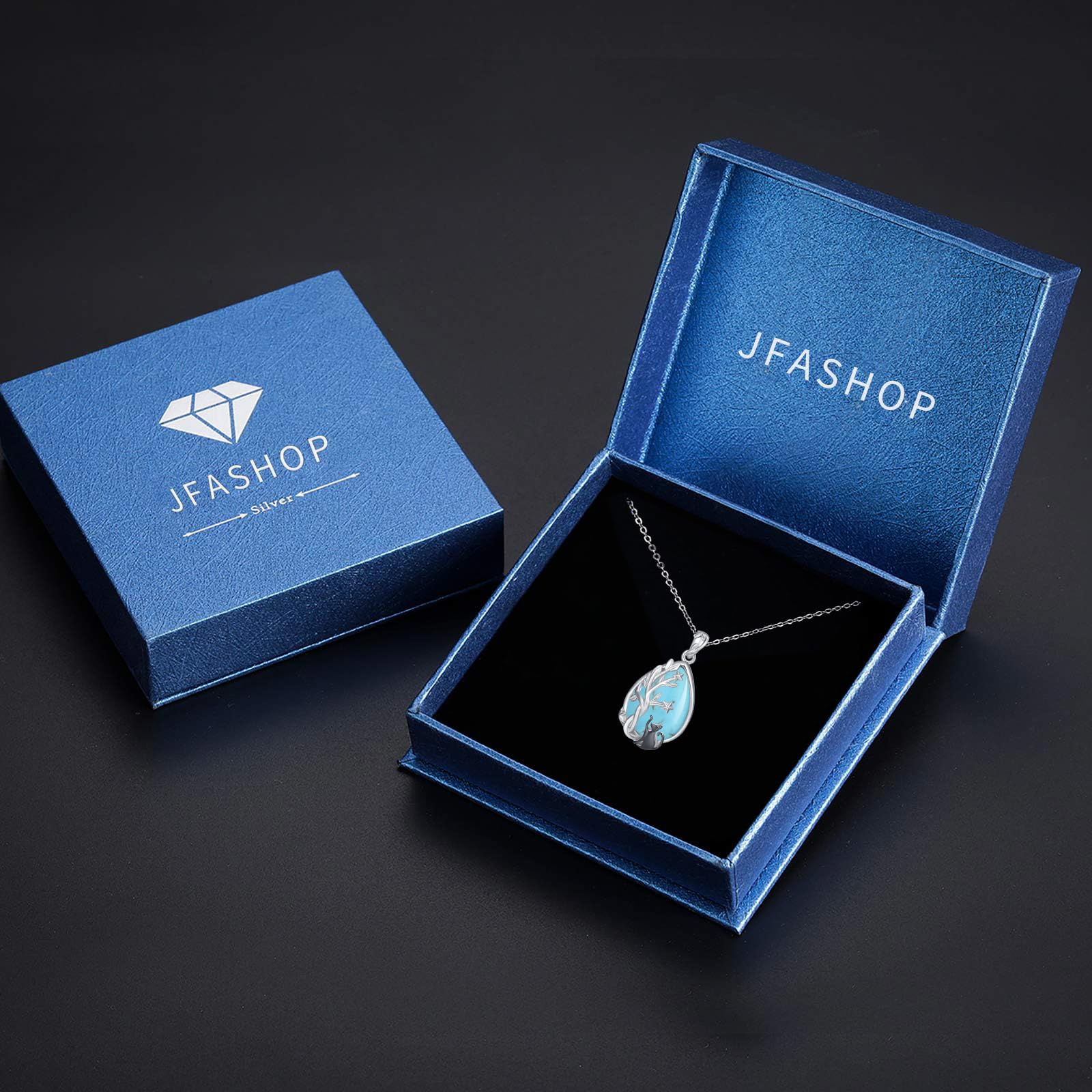 Collana con ciondolo a forma di albero della vita, in argento Sterling 925, con ciondolo a forma di albero della vita, per gli amanti dei gatti