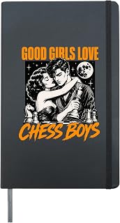 Love Chess-gamer Chess-game Chess-board Chess Hardcover Journal, Black