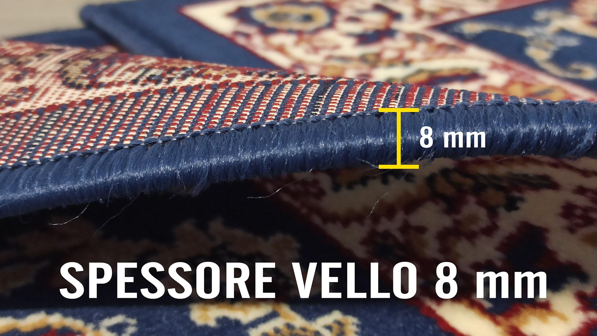 Palace Tris Tappeti Camera da Letto Classico Dis 2063 Blu Chiaro Set 3 Pezzi 70x130 e 55x105